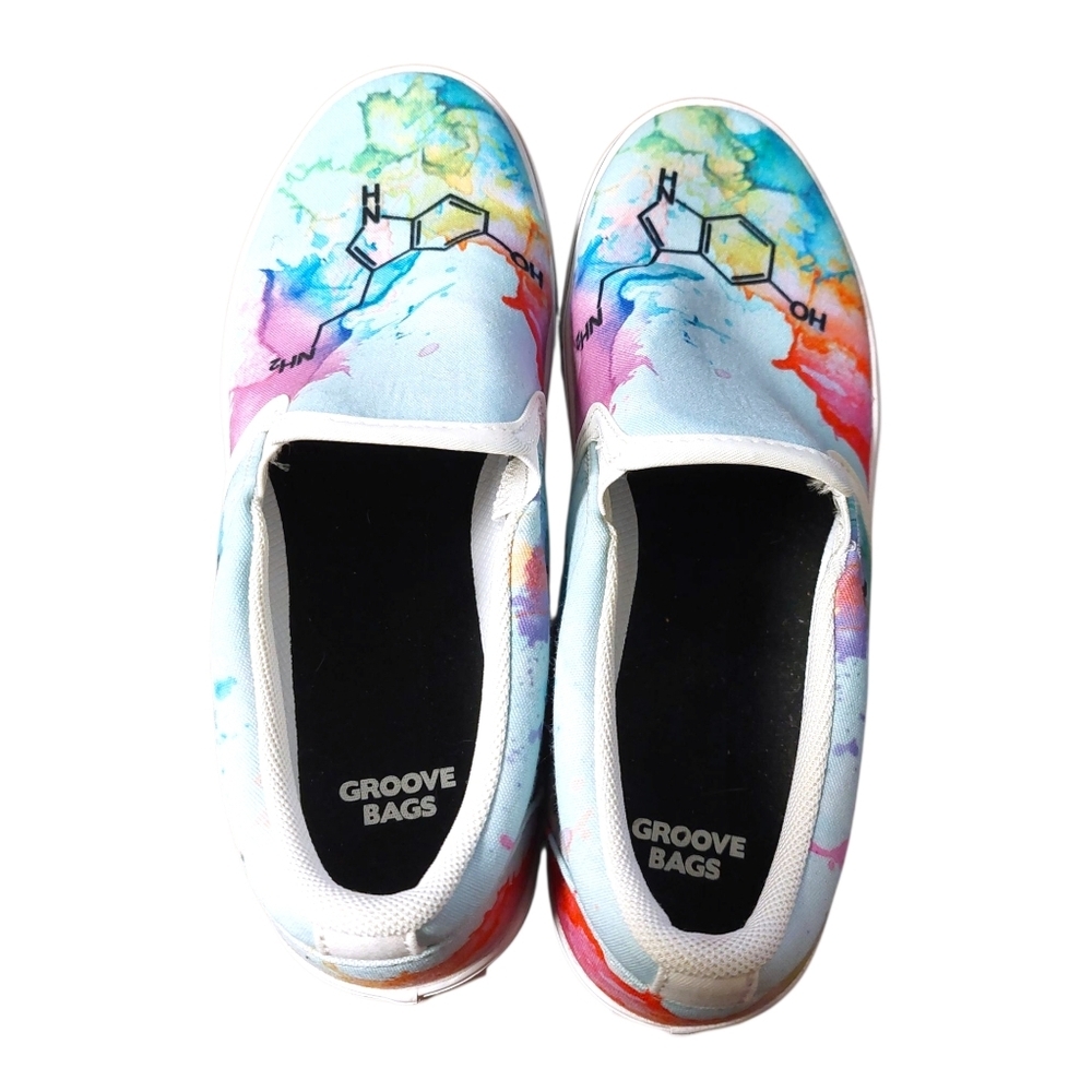 Unisex New W/O Tags GrooveBags Custom Hardsole Seratonin Shoes - Picture 6 of 7